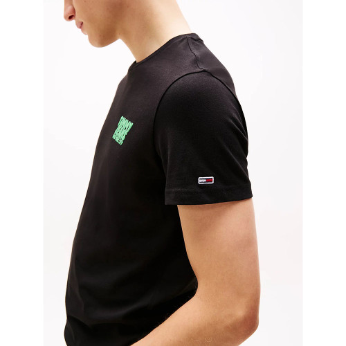 Tommy Hilfiger Ανδρική κοντομάνικη μπλούζα  Bubble Logo Slim T-Shirt